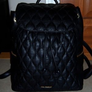 Vera Bradley Black Leather Amy Backpack PERFECR C